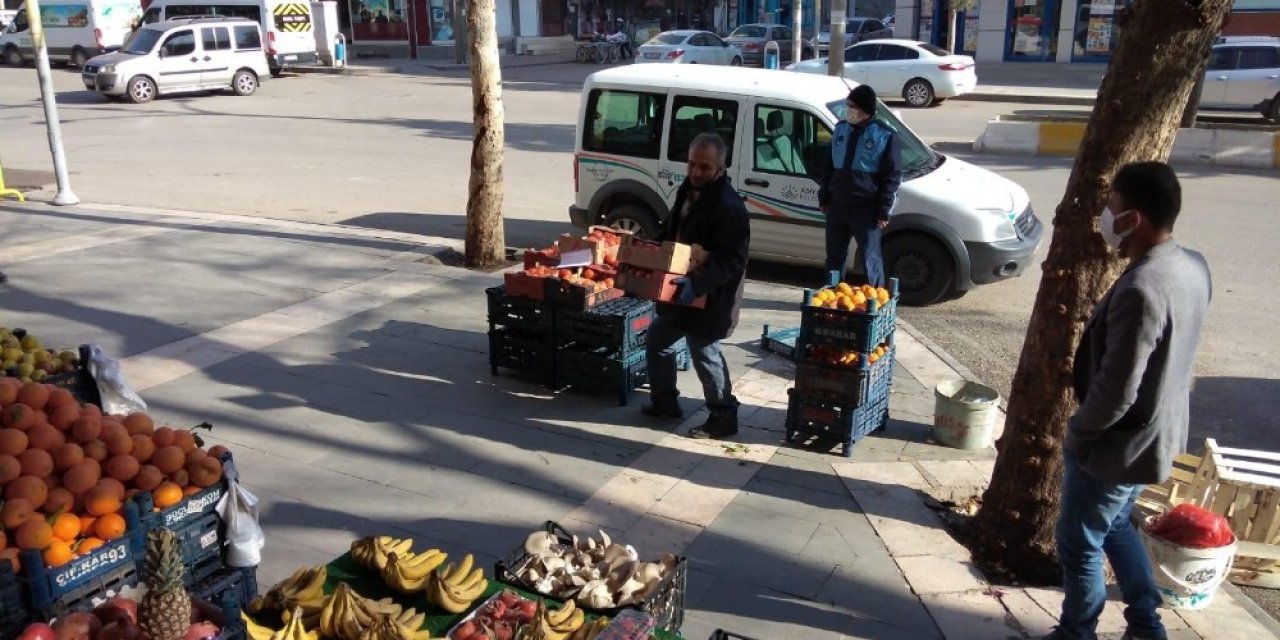 Kaldırım İşgalleri Denetleniyor