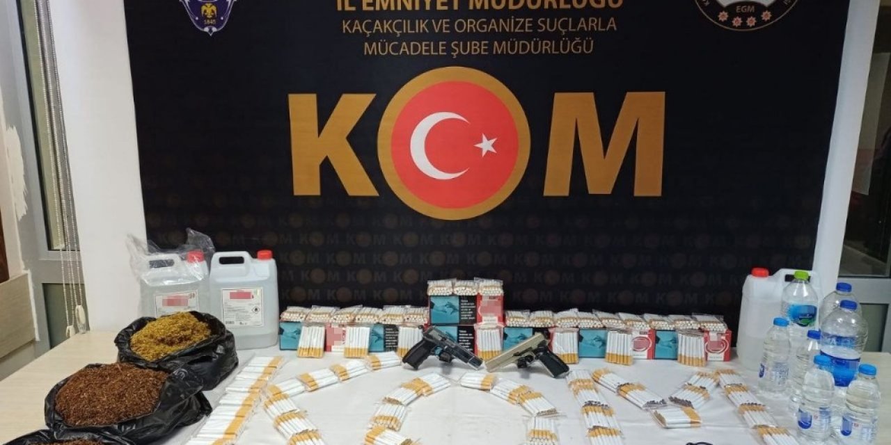 Kastamonu’da Tütün Ve Kaçak İçki Operasyonu
