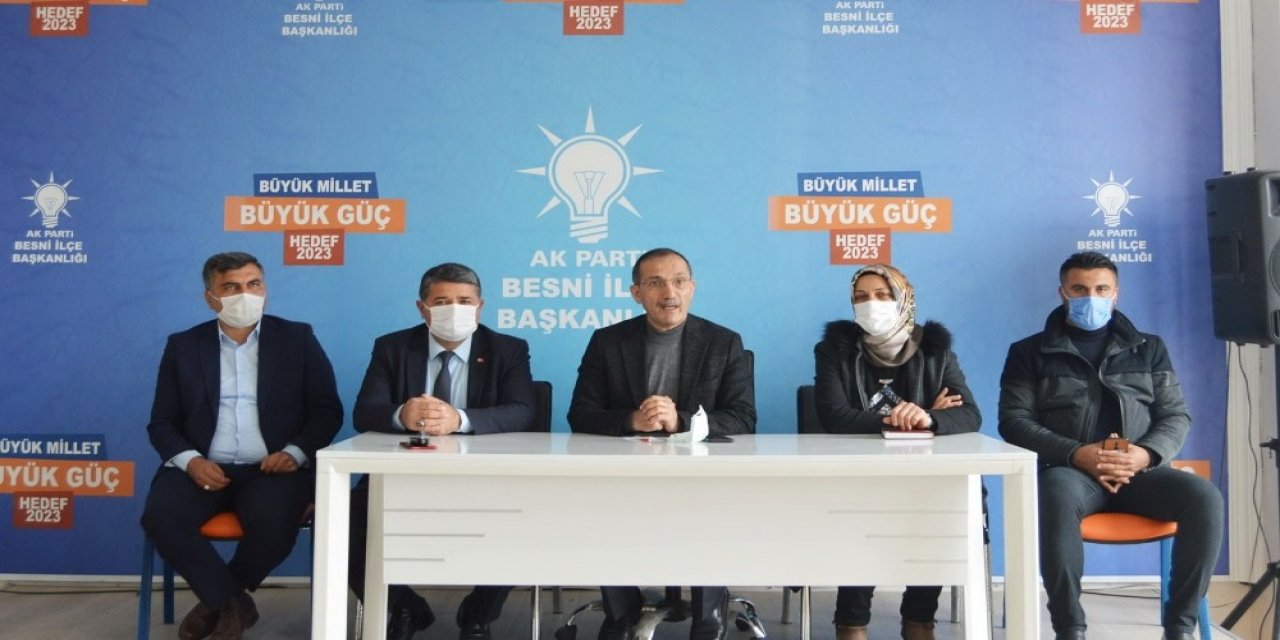 Başkan Dağtekin, Besni Teşkilatıyla Bir Araya Geldi