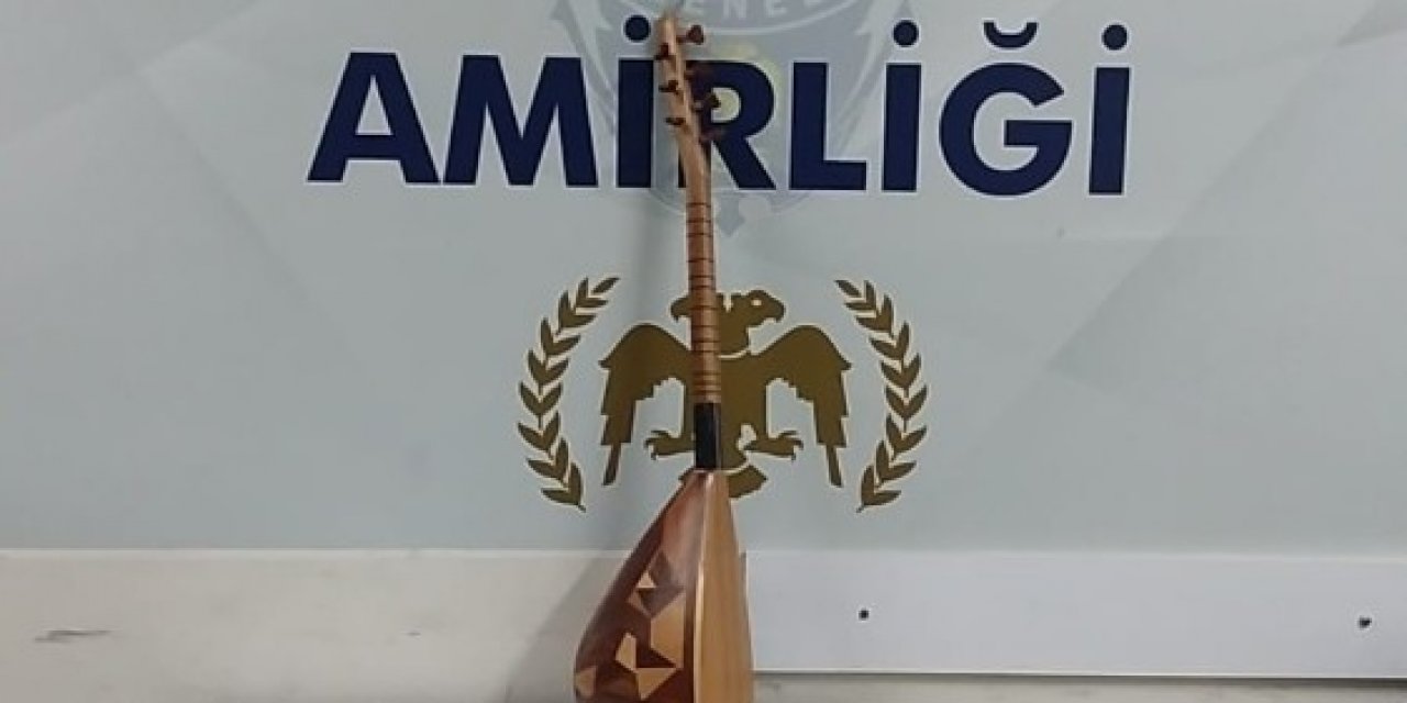 Evden Saz Çalan Hırsız Yakalandı