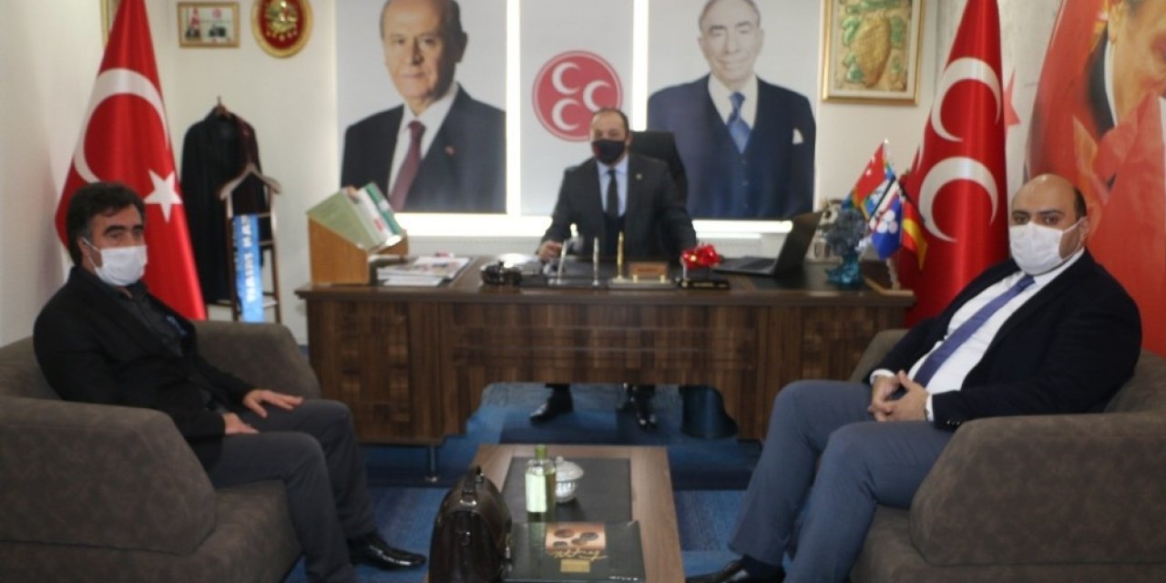 Aziziye Belediye Başkanı Orhan’dan Mhp İ̇l Başkanlığı’na Ziyaret