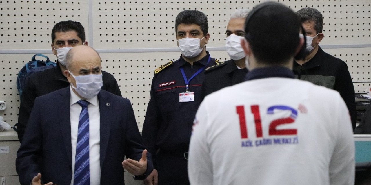 Vali Dağlı: "2020 Yılında 1 Milyon 512 Bin Asılsız Çağrı Aldık"