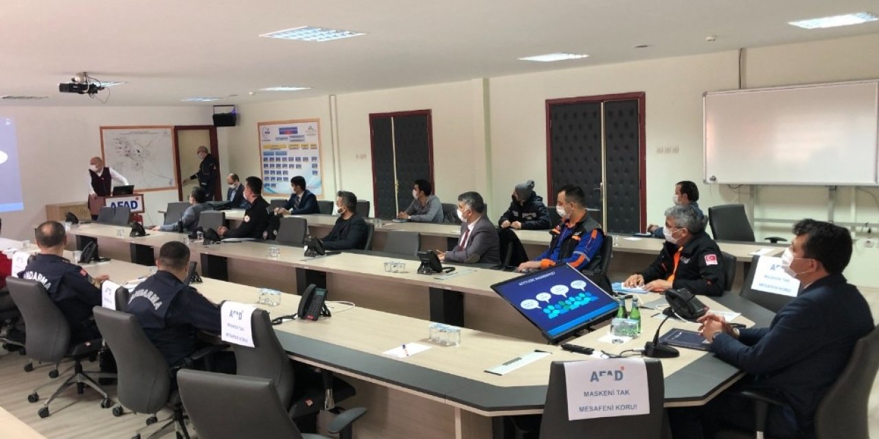 Afyonkarahisar Afet Müdahale Planı Toplantısı Yapıldı