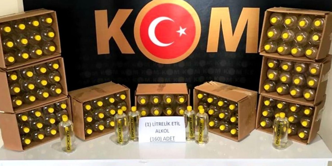 Kırklareli’nde Durdurulan Minibüste 160 Litre Sahte İçki Ele Geçirildi