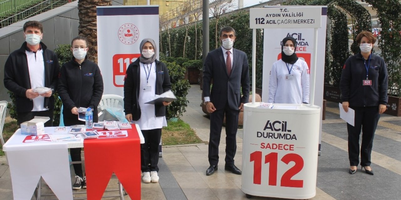 Aydın’da 112 Ekipleri, Farkındalık Oluşturdu