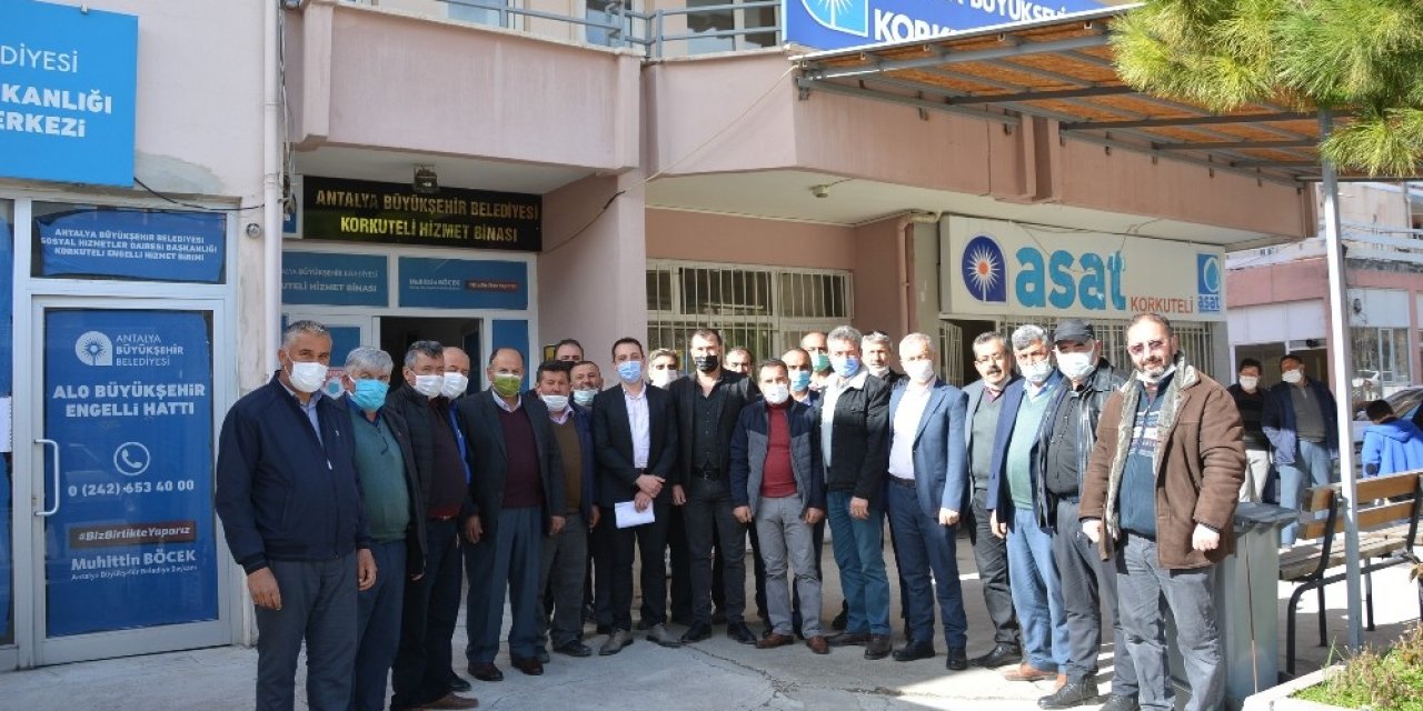 Korkuteli’nde 58 Mahalle Muhtarından Asat’a Yüksek Fiyat Dilekçesi