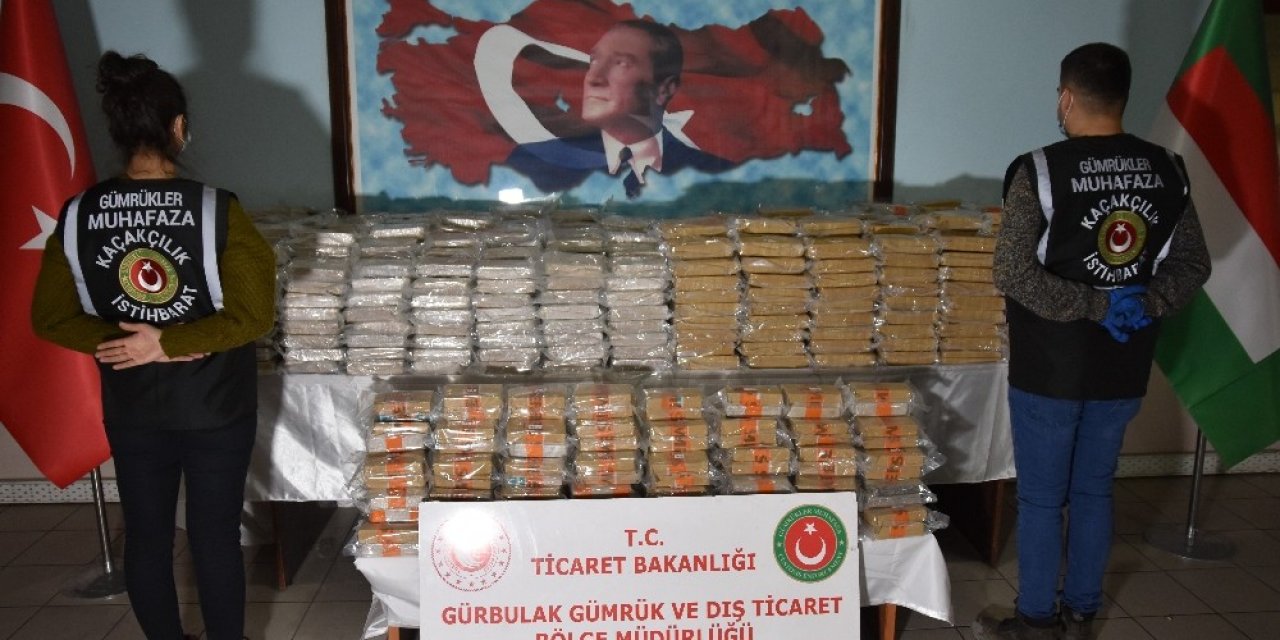 Gürbulak Gümrük Kapısında Rekor Seviyede, 400 Milyonluk 808 Kilogram Eroin Yakalandı