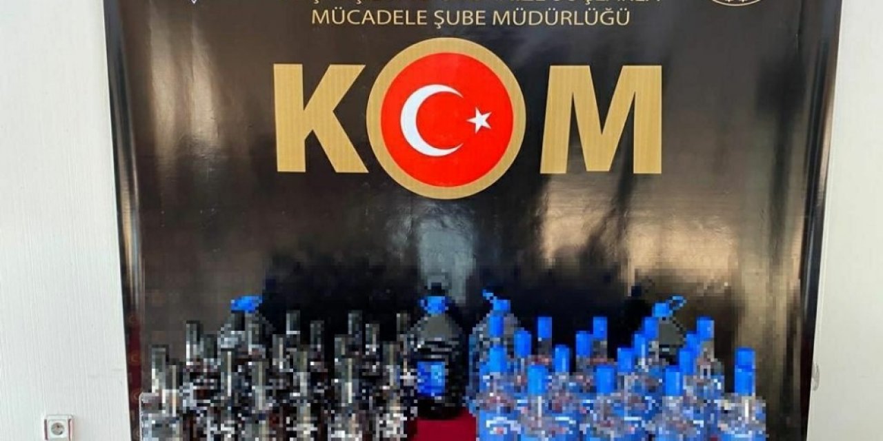 Gaziantep’te Kaçak İçki Operasyonu: 2 Gözaltı