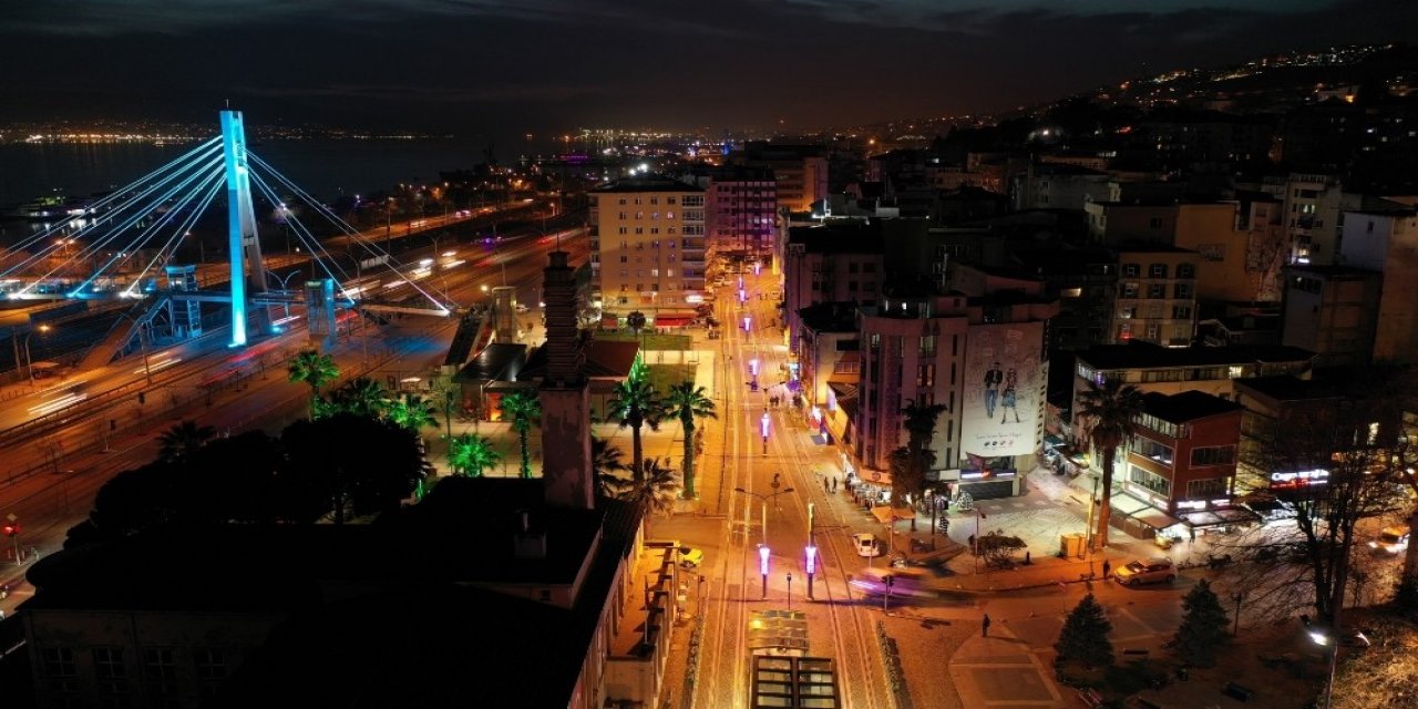 Tramvay Güzergahı Aydınlatıldı