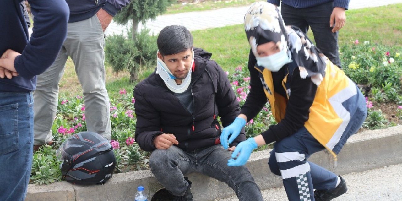 Kaskı Hayatını Kurtardı