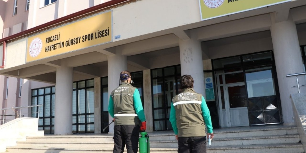 Yüz Yüze Eğitim Öncesi Okullar İlaçlandı