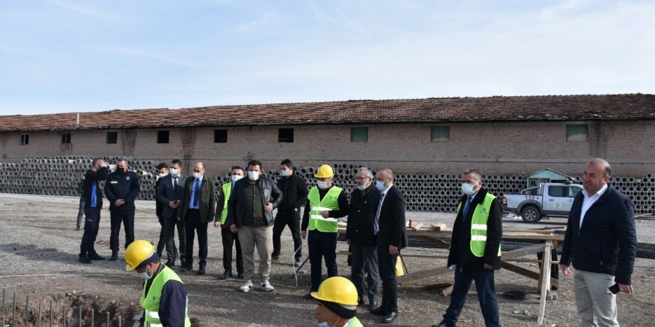 İ̇skilip Belediyesi Asfalt Üretim Tesisinin Temeli Atıldı