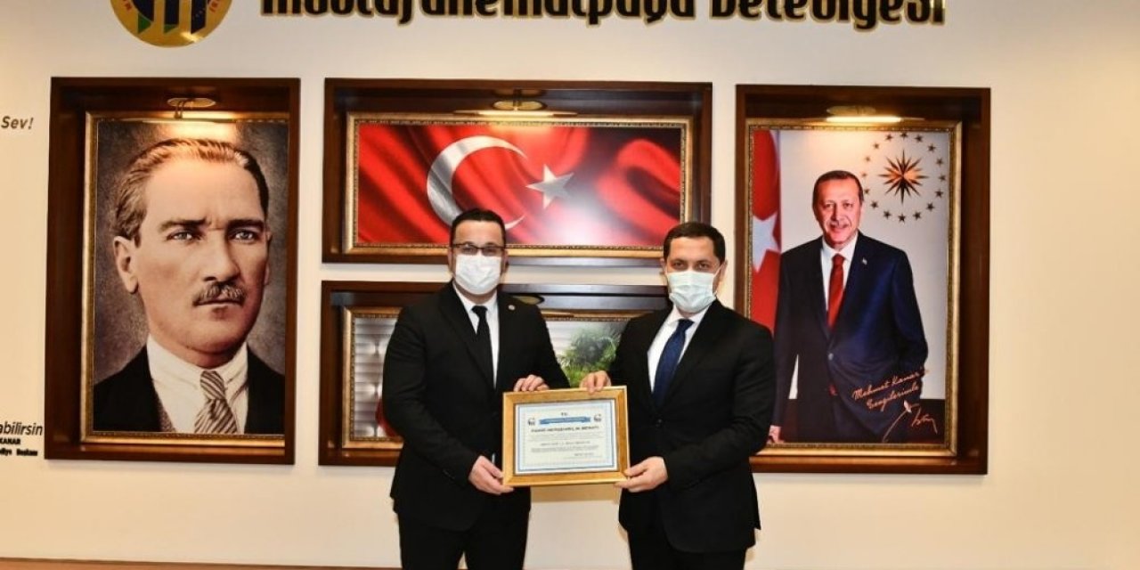 Vali Masatlı’ya Fahrî Hemşehrilik Beratı