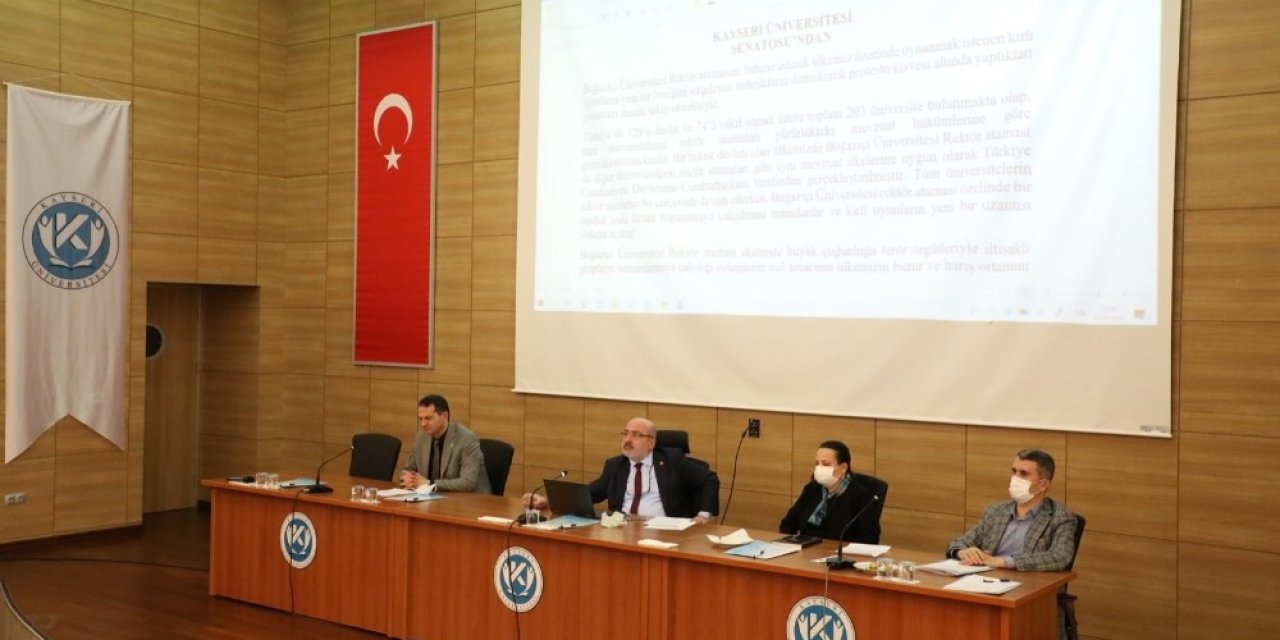 Kayseri Üniversitesi Senatosu: "boğaziçi Üniversitesi’ndeki Eylemleri İbretle Takip Ediyoruz"