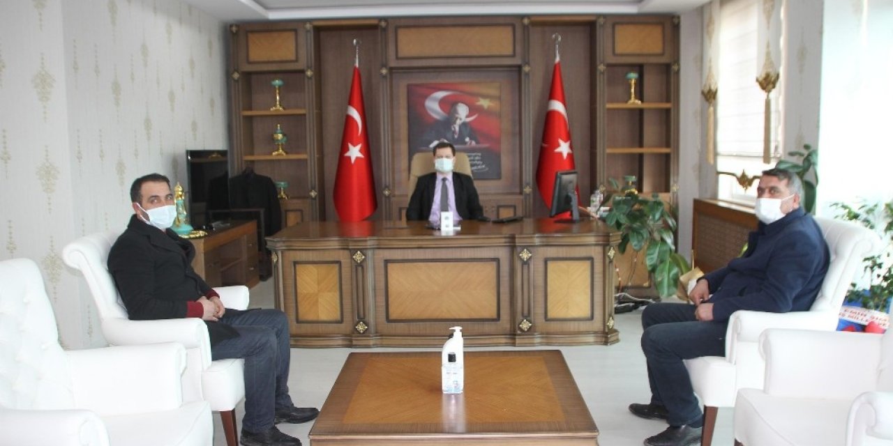 Gazetecilerden Kaymakam Demirer’e Ziyaret