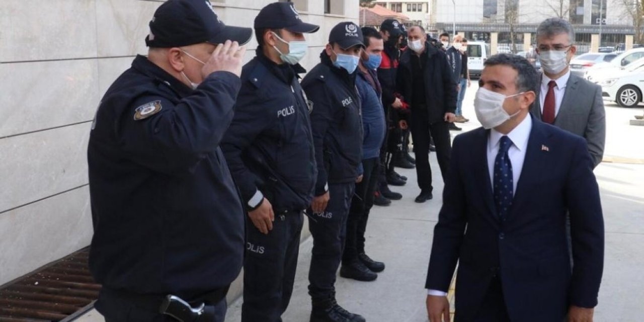 Vali Atay Polis Merkezini Ziyaret Etti