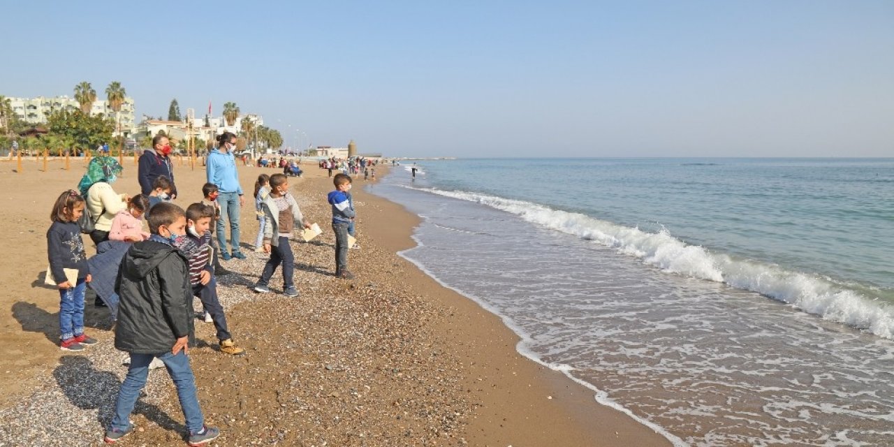 Hiç Deniz Görmemiş Gaziantepli Çocuklar, Mavi Düşler Projesiyle Mersin’e Geldi