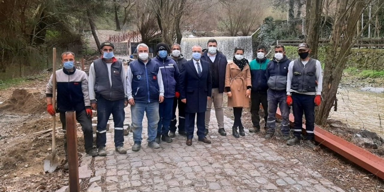 Kurşunlu’ya Yeni Yürüyüş Yolu Yapılıyor