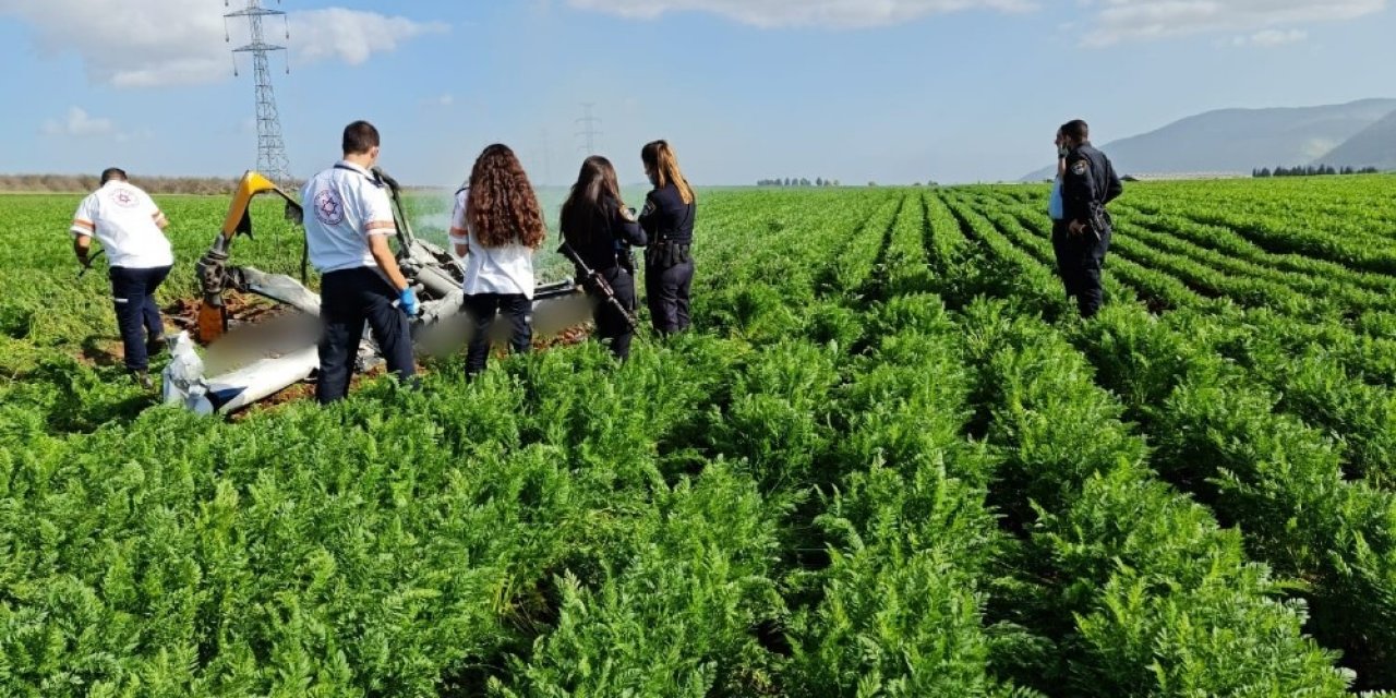 İ̇srail’de Küçük Uçak Araziye Düştü: 2 Ölü