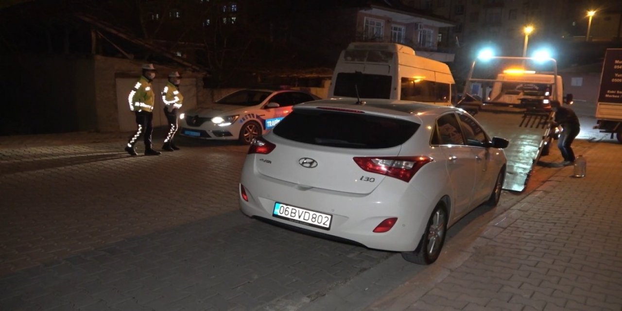 ’dur’ İhtarına Uymayan Alkollü Sürücü Polisten Kaçamadı