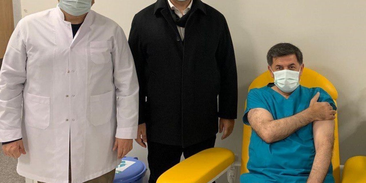 Başkan Aksun Covid-19 Aşısı Oldu