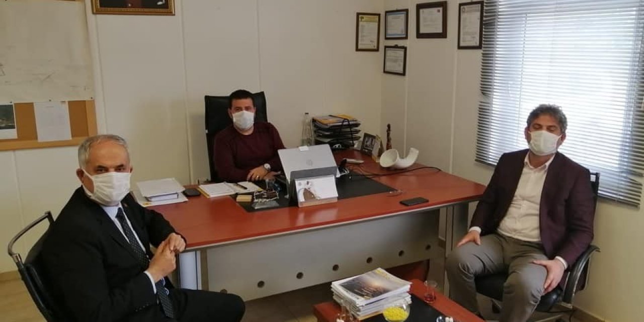 Başkanlardan Fabrikaya Ziyaret