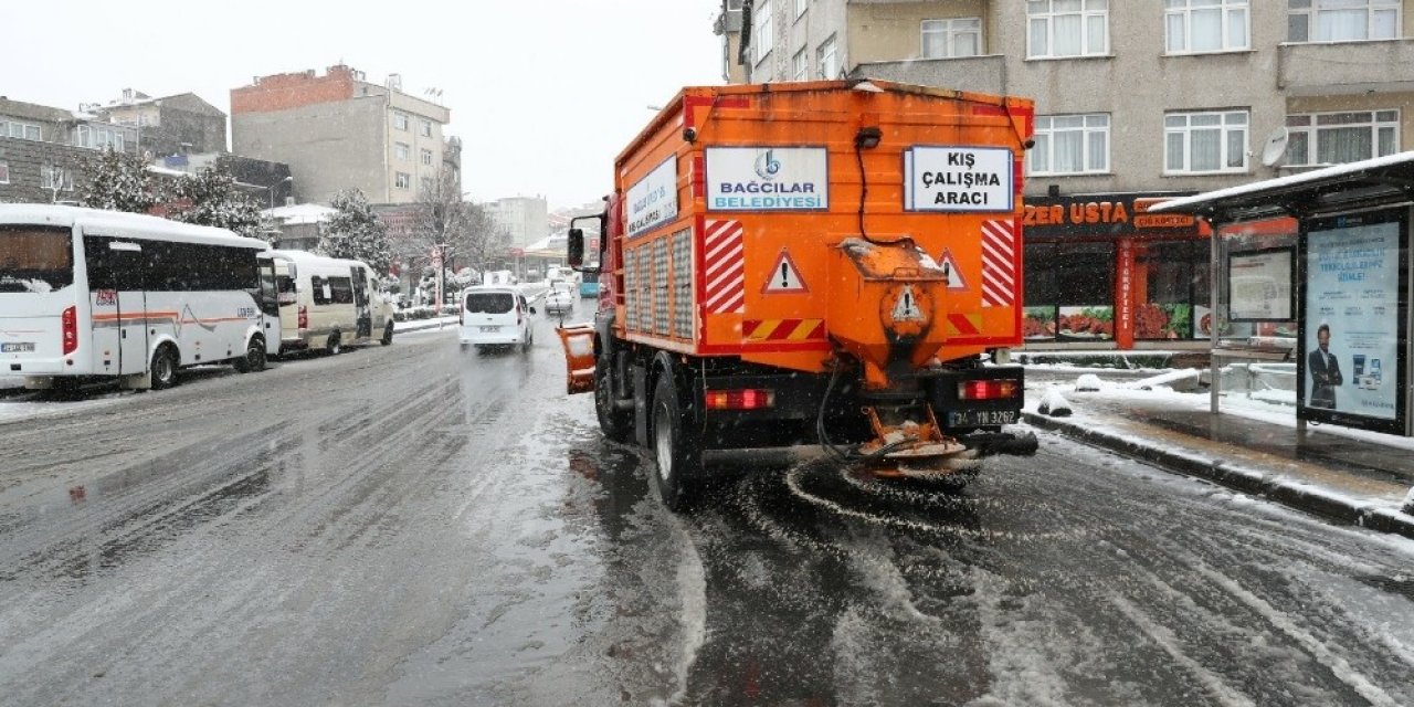 Bağcılar Belediyesi’nin Kar Mesaisi