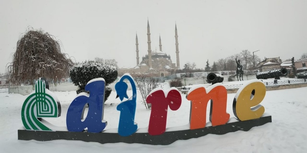 Edirne’de Yüz Yüze Eğitime Kar Engeli