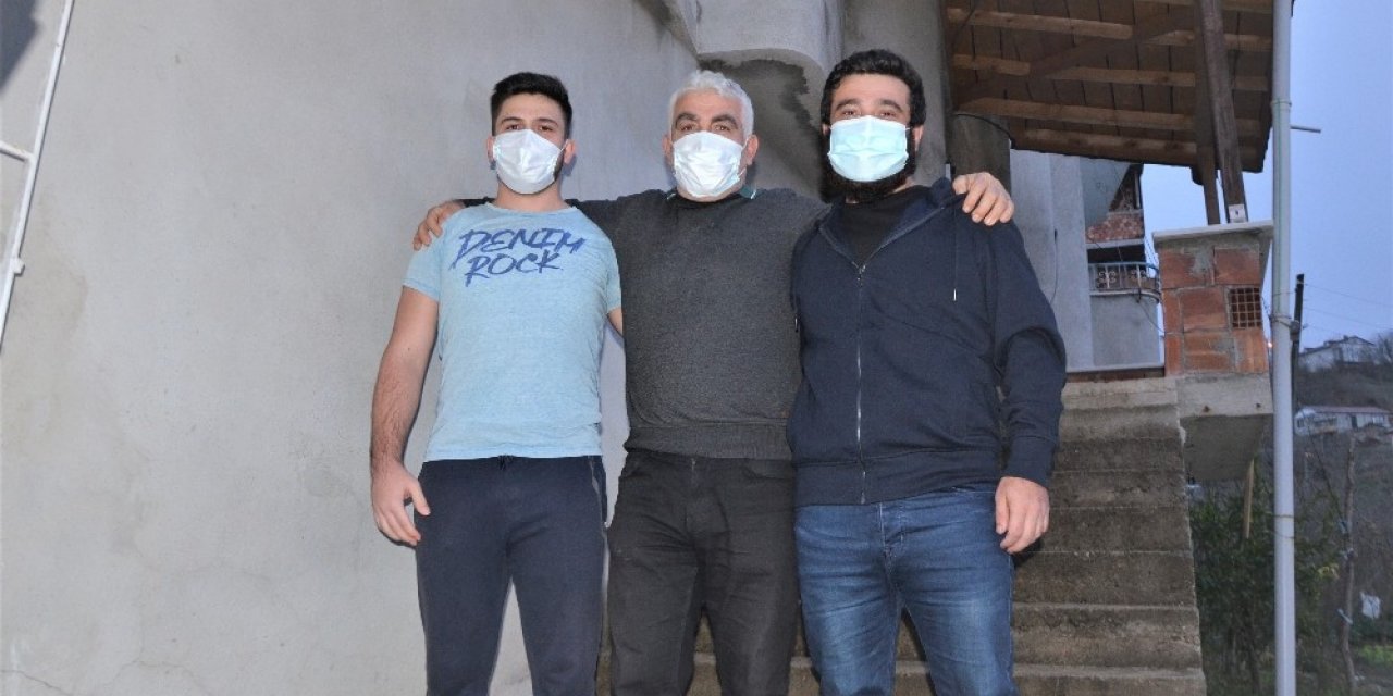 Kurtarılan Stajyer Kaptan Hamza Orhan, Ailesine Kavuştu