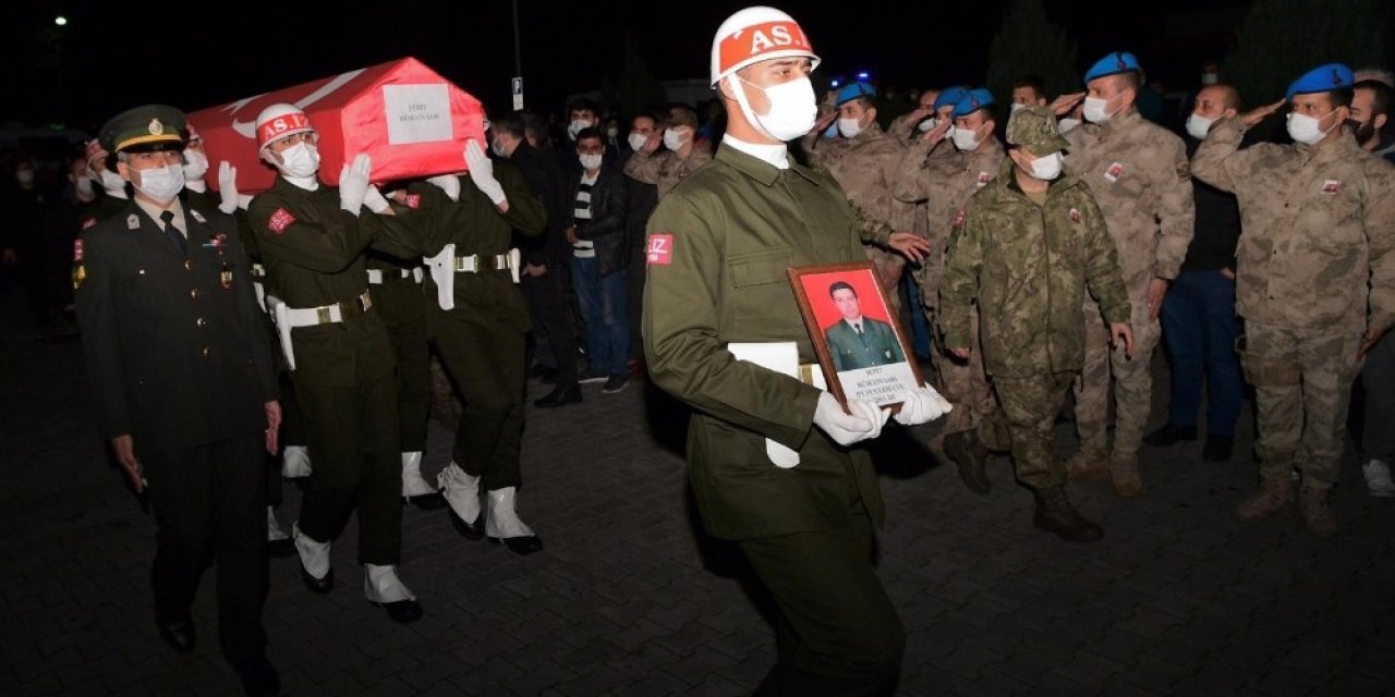 Şehit Hüseyin Sarı’nın Naaşı Memleketine Getirildi
