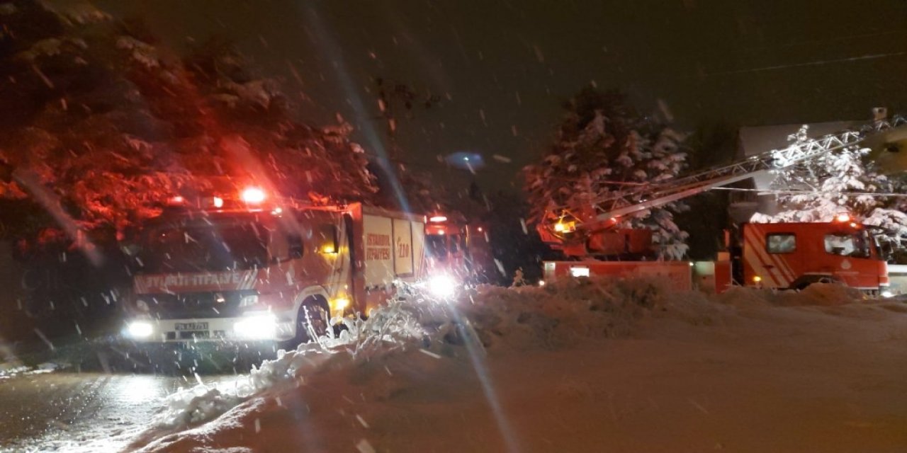 Silivri’deki İki Katlı Villada Yangın