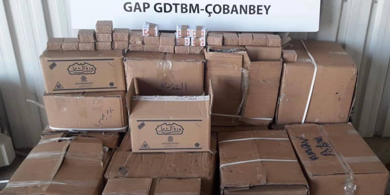 Sınırda 4 Milyon 500 Bin Adet Sigara Kağıdı Yakalandı