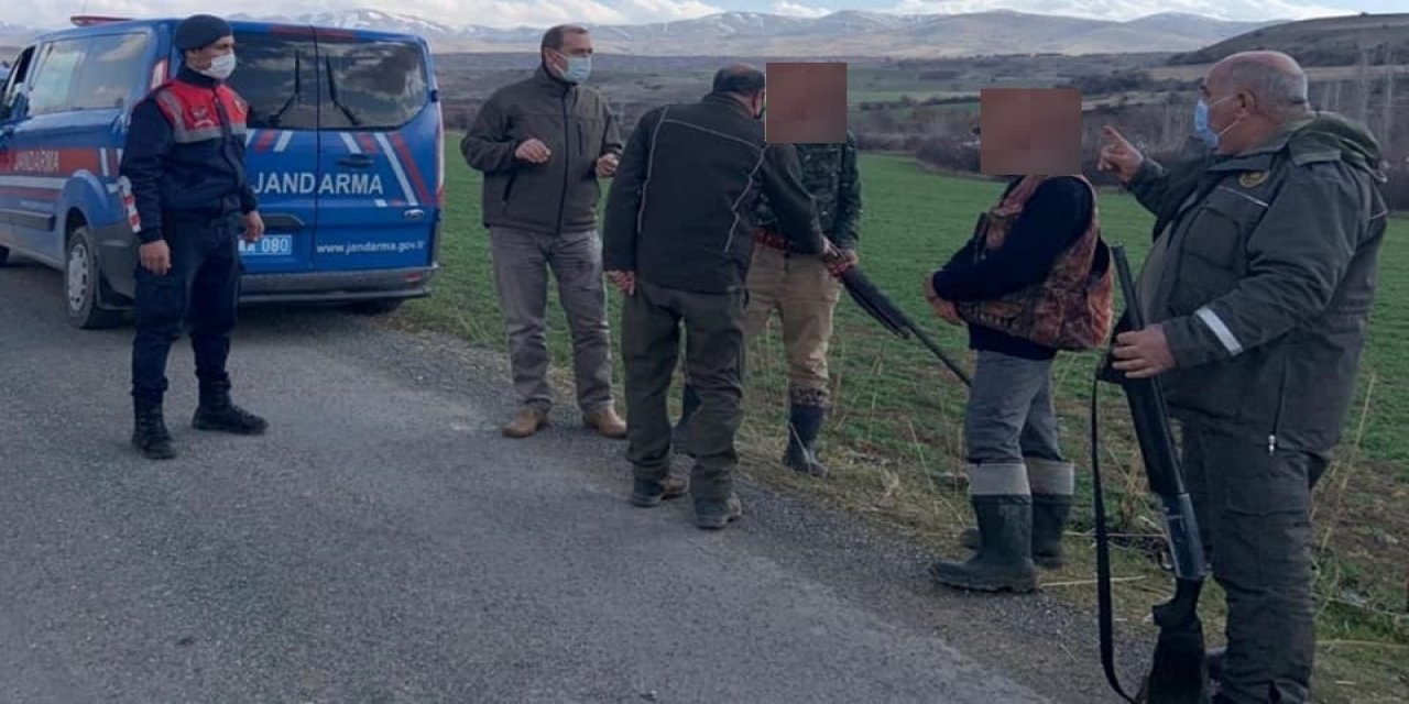 Sokağa Çıkma Kısıtlamasında Ava Giden 6 Şahıs Yakalandı