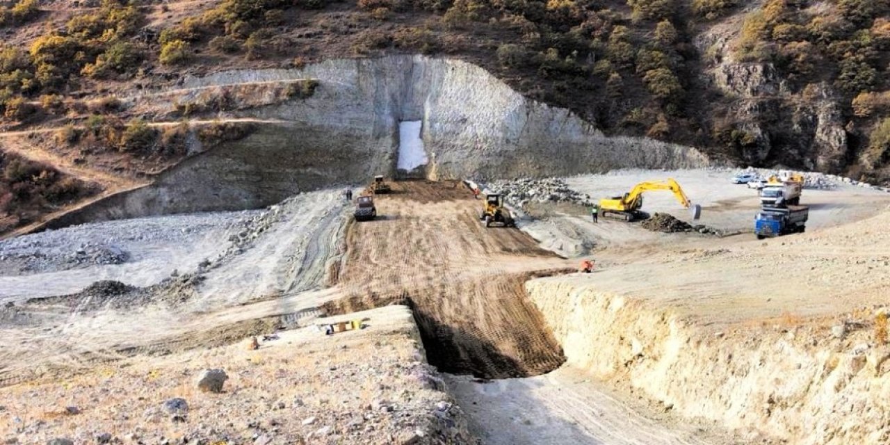 Amasya’da Beden Barajı Yükseliyor