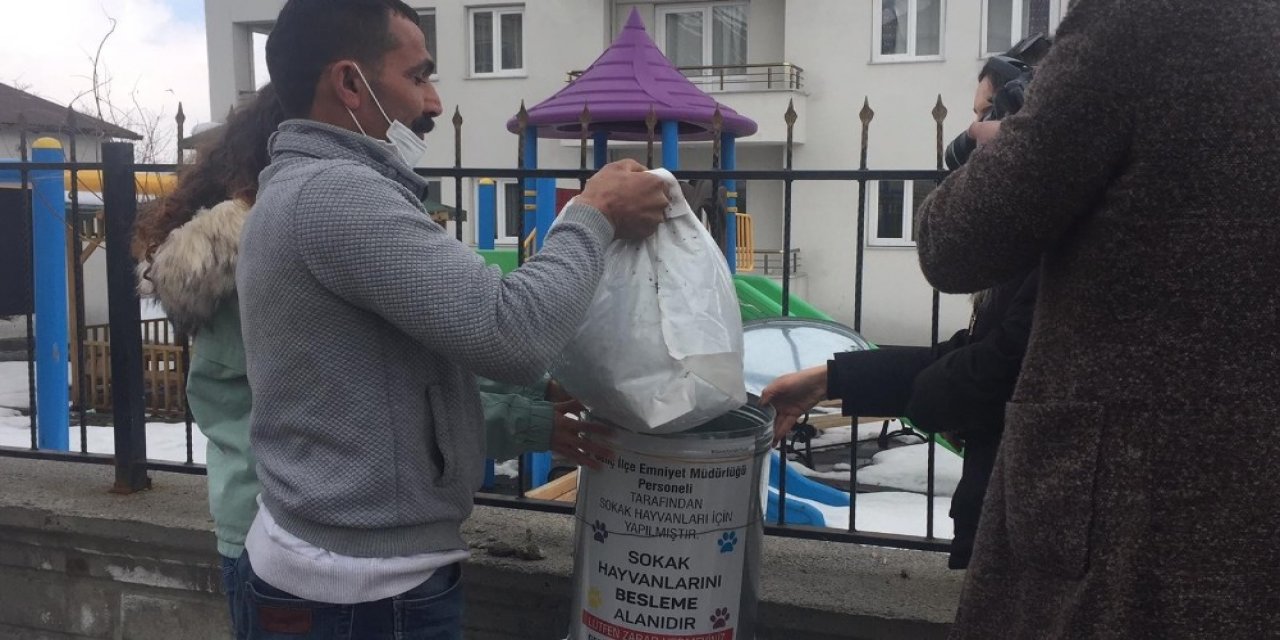 Karlıova’da Sokak Hayvanları İçin Mamalık