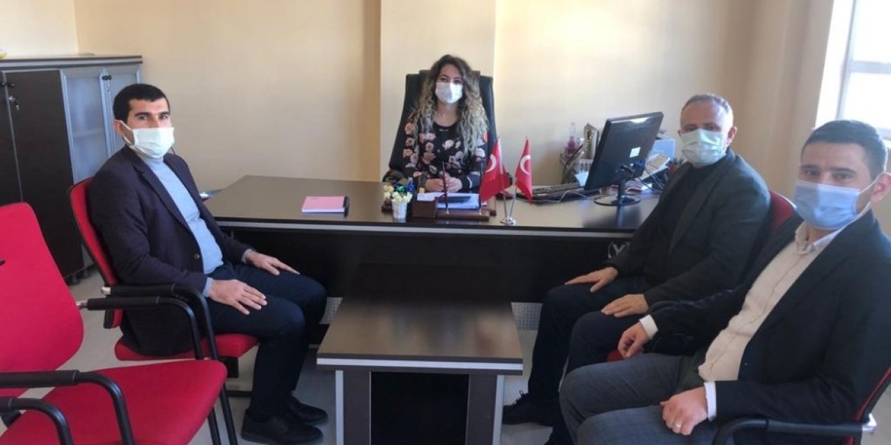 Stk Temsilcileri, İ̇dil Sydv Müdürü Demir İle Görüştü