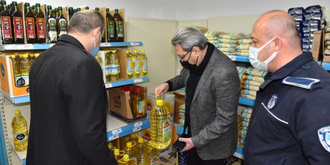 Yunusemre’den Marketlere Fahiş Fiyat Denetimi