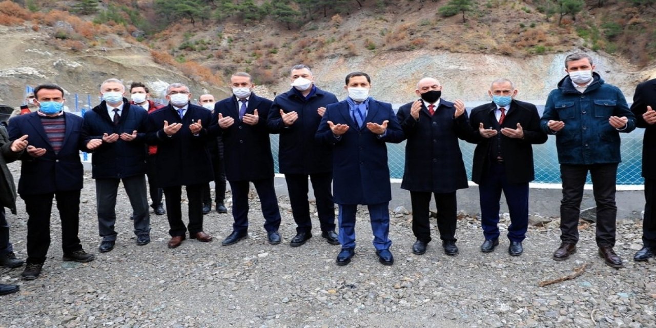 Kızseki Köyü Sulama Göleti Dualarla Hizmete Açıldı