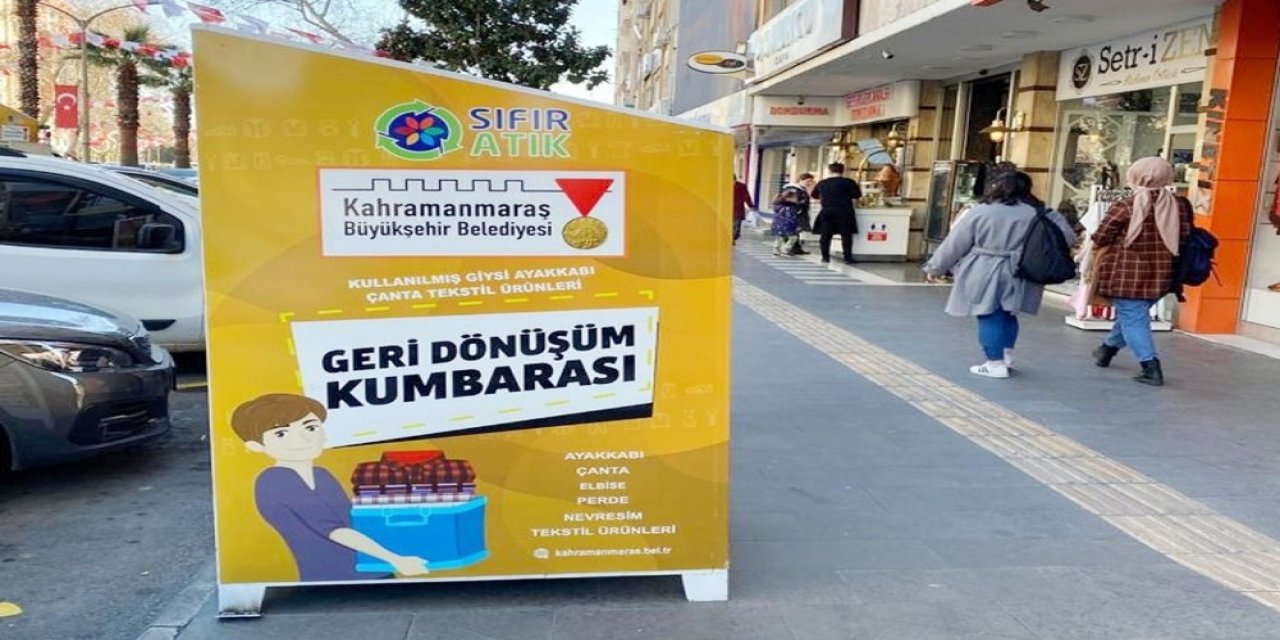 Kahramanmaraş’ta Caddelere "geri Dönüşüm Kumbaraları" Yerleştiriliyor