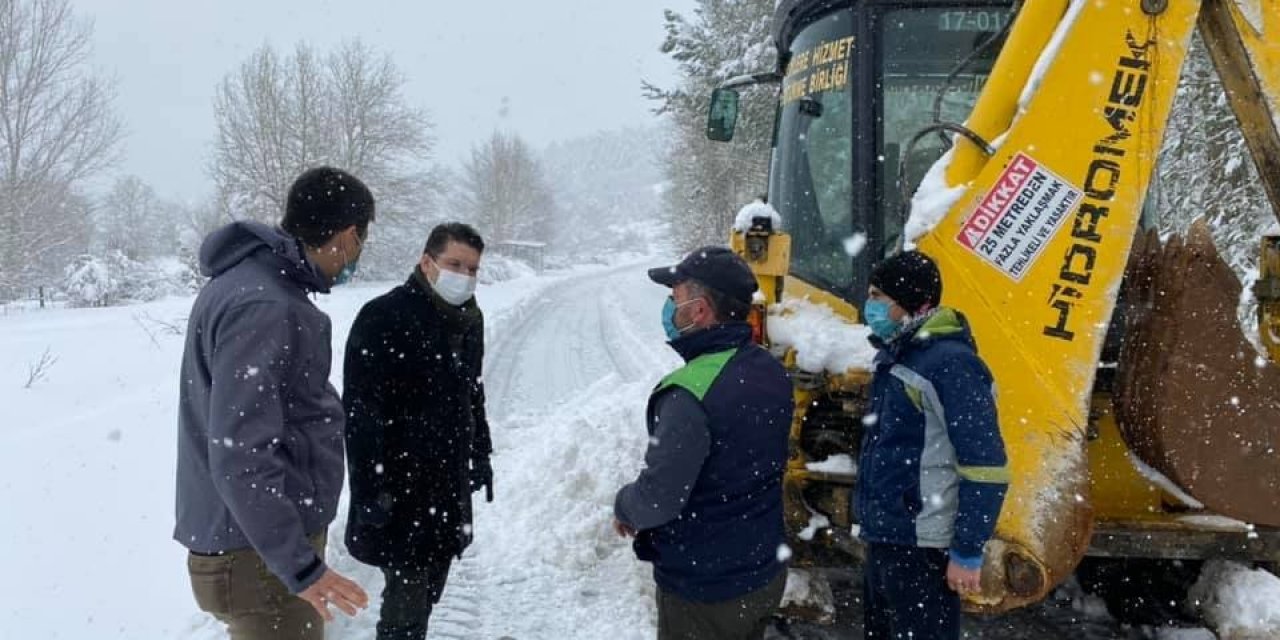 Kaymakam Göktaş Çalışmaları İnceledi