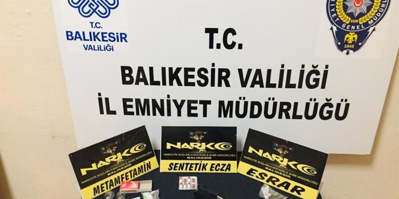 Balıkesir’de Polisten 11 Şahsa Uyuşturucu Operasyonu