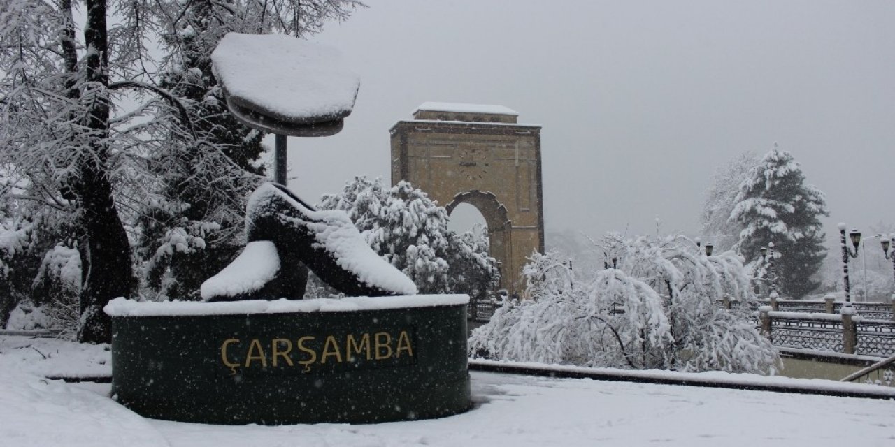 Çarşamba’dan Kar Manzaraları