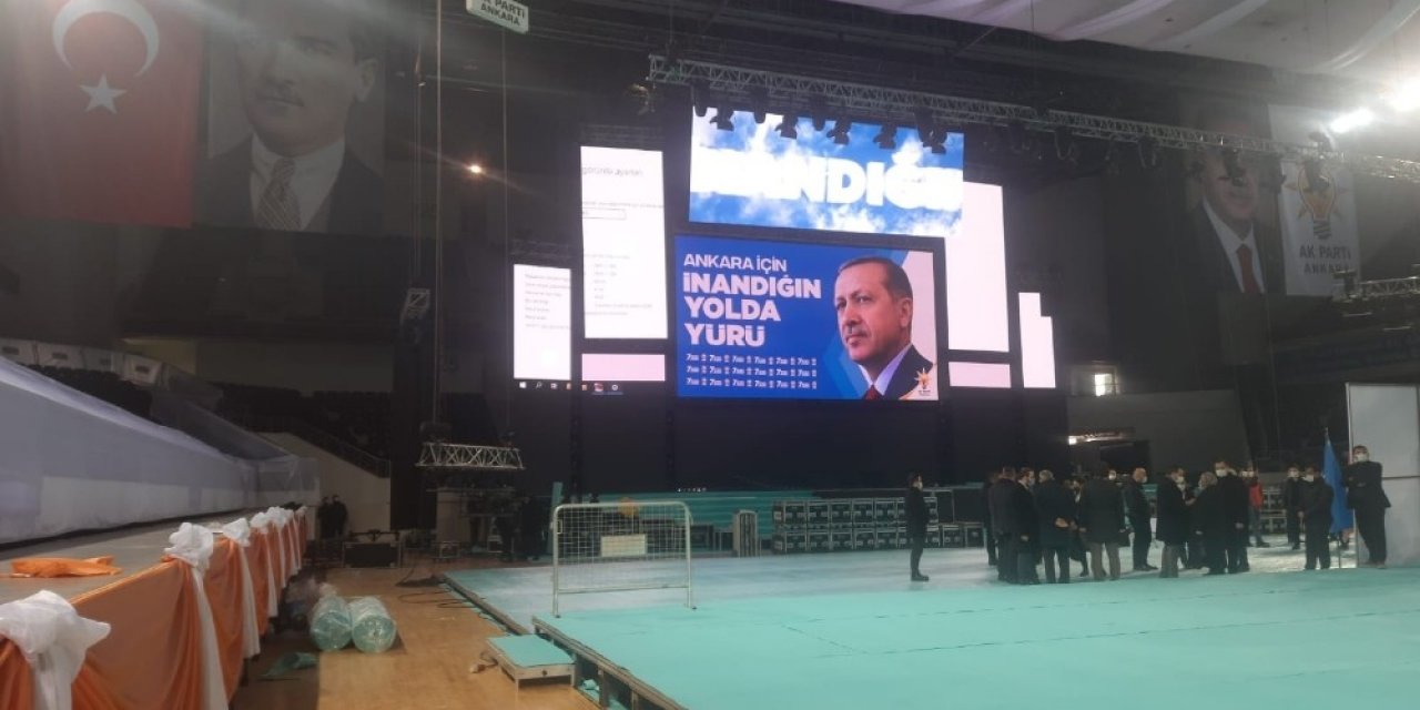 Ak Parti’nin Ankara 7. Olağan Kongresi İçin Hazırlıklar Devam Ediyor