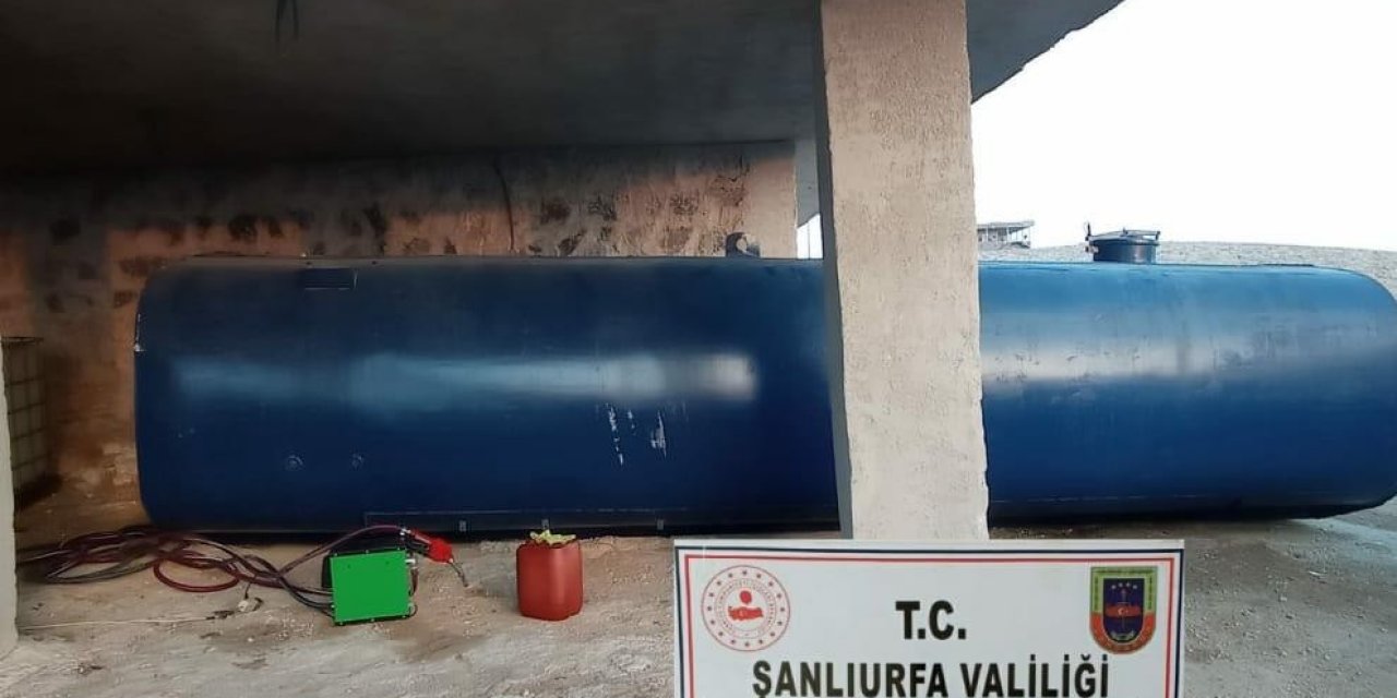Şanlıurfa’da 12 Bin 800 Litre Kaçak Akaryakıt Ele Geçirildi