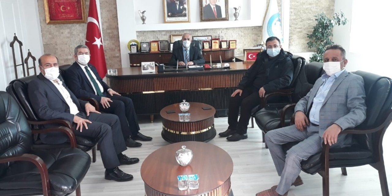 Başkan Takva’dan Başkan Ensari’ye Ziyaret