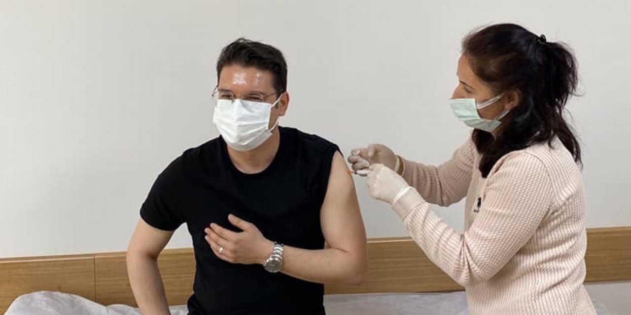 Yenice Kaymakamı Göktaş Aşı Oldu