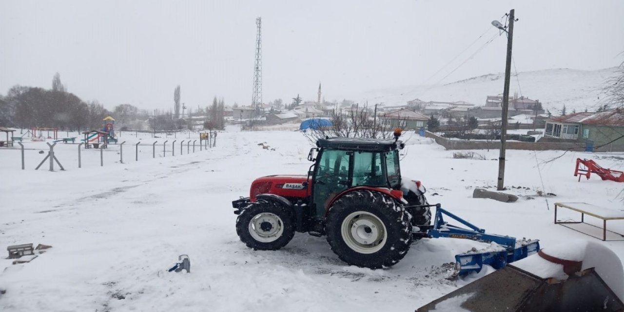Kulu’da Kar Yağışı Etkili Oldu