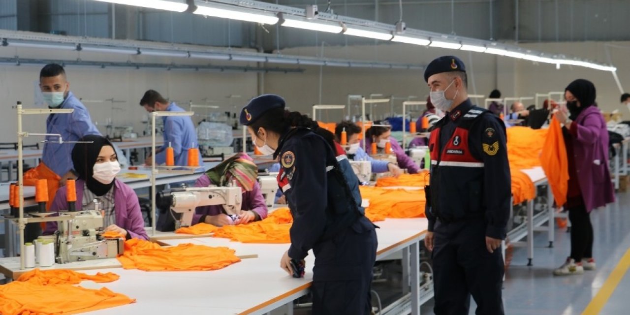 Jandarma’dan Osb’de Çalışanlara Denetim Ve Bilgilendirme