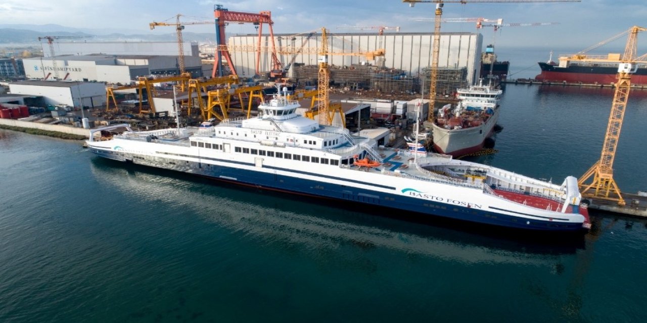 Dünyanın En Büyük Elektrikli Feribotu Norveç Sularında
