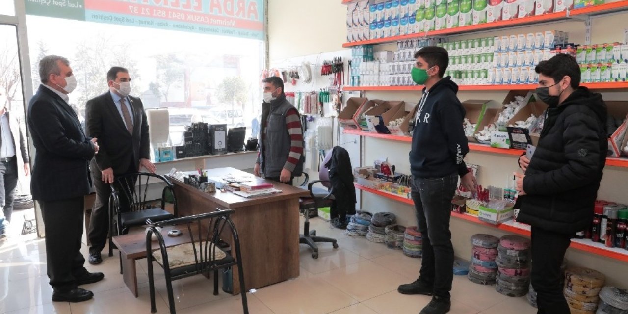 Beyazgül Esnaf Ziyaretlerini Sürdürüyor